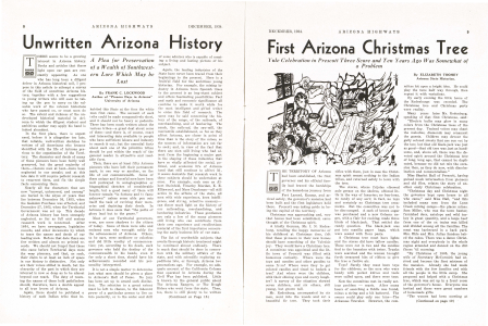 Unwritten Arizona History