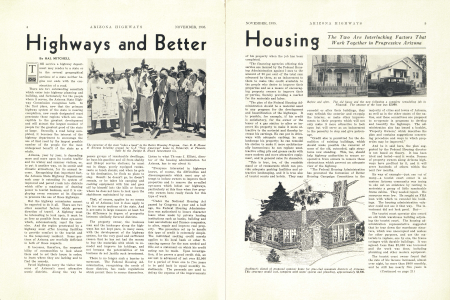 The governor of the state "takes a hand" in the Better Housing Program. Gov. B. B. Moeur of Arizona breaking ground for G-E "New American" home in Palmcroft, at Phoenix, built by the Dwight B. Heard Investment Co.