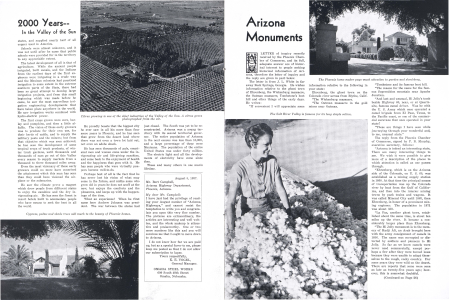 Cypress, palms and shade trees add much to the beauty of Phoenix homes.