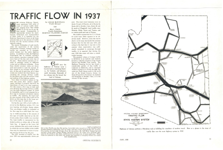 TRAFFIC FLOW IN 1937