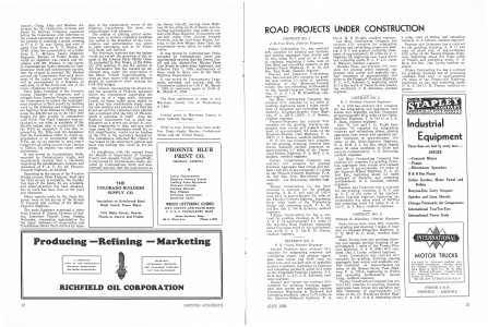 ARIZONA HIGHWAY COM- MISSION NOTES