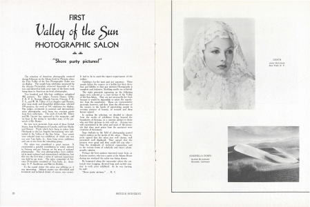 FIRST VALLEY OF THE SUN PHOTOGRAPHIC SALON