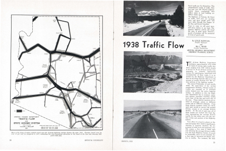 ARIZONA HIGHWAY DEPARTMENT TRAFFIC FLOW OVER STATE HIGHWAY SYSTEM