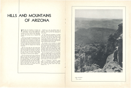 HILLS AND MOUNTAINS OF ARIZONA
