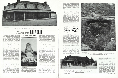 The soldiers barracks at Camp Verde in the Valley of Enchantment remains today in eloquent testimony of the stirring days of the Apache Wars in Arizona. The Verde Valley is rich in historical and scenic interest.
