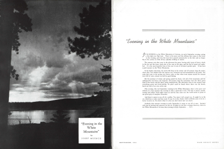 “Evening in the White Mountains”