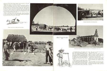 Farmers near the city making twine from hemp.