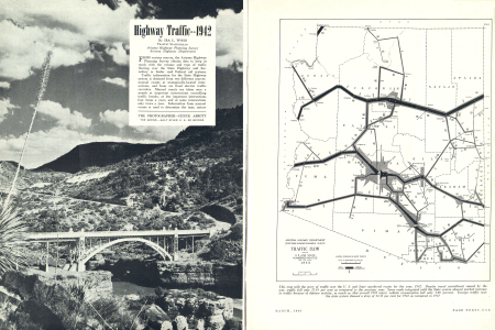 THE SCENE-SALT RIVER U. S. 60 BRIDGE
