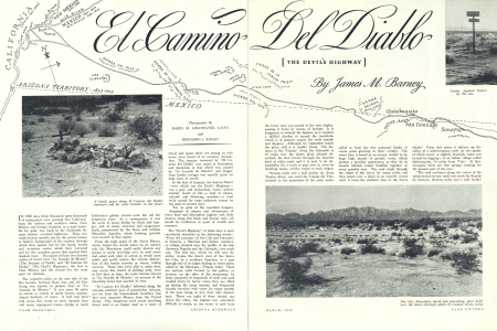 A lonely grave along El Camino del Diablo journey's end for some traveler in the desert