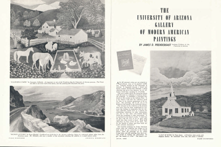 "CALIFORNIA FARM," by Lawrence Lebduska.