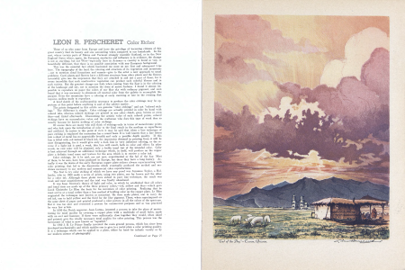 Leon R. Pescheret: Color Etcher