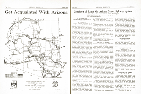 Condition of Roads on Arizona State Highway System
