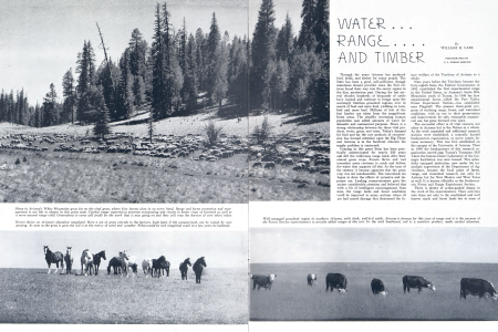 WATER, RANGE AND TIMBER