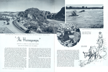 A modern highway follows the Hassayampa south of Wickenburg. Indians called its "River that flows upside down."