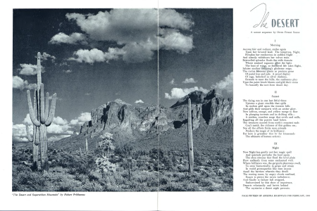 “The Desert and Superstition Mountain” by Hobart Pribbenow