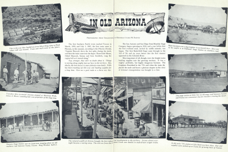 This is the way they hauled ore from Silver King mine to Pinal where mill was located. Train and truck were of the future.