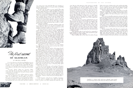 THE FIRST ASCENT OF AGATHLAN