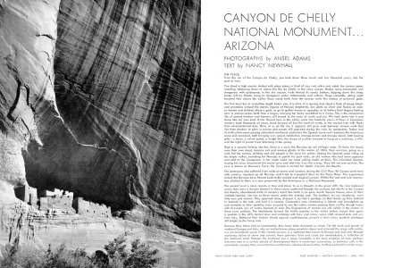 Canyon de Chelly National Monument, Arizona