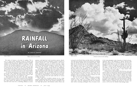 RAINFALL IN ARIZONA