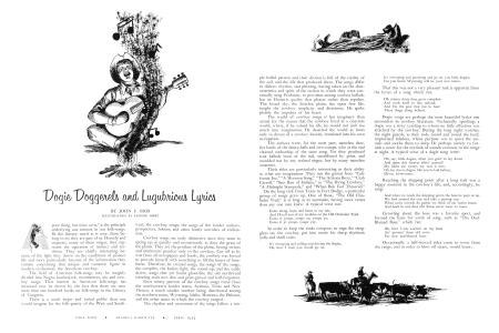 DOGIE DOGGERELS AND LUGUBRIOUS
LYRICS