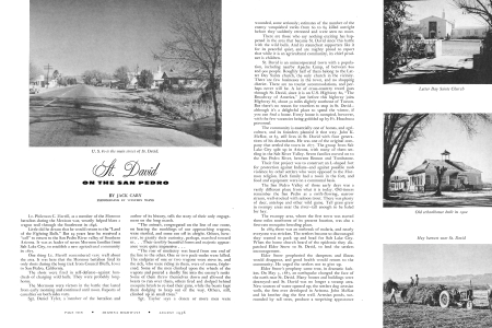 U. S. 80 is the main street of St. David.