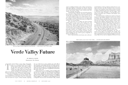 THE VERDE VALLEY'S FUTURE