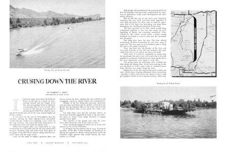 Merrily they go down the river.