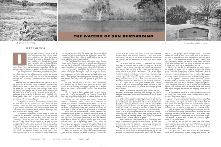 THE WATERS OF THE SAN BERNARDINO