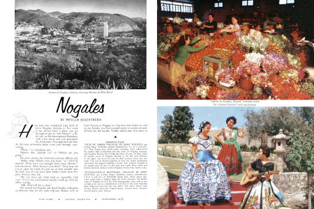 A view of Nogales, Sonora, showing Marcos de Niza Hotel