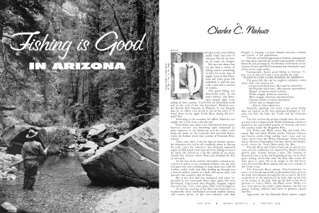 FISHING IS GOOD IN ARIZONA