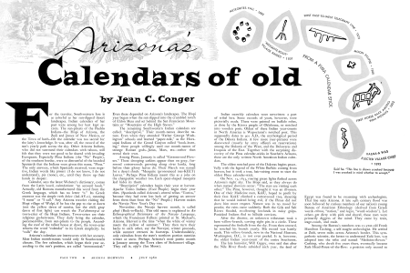 ARIZONA'S CALENDARS OF OLD