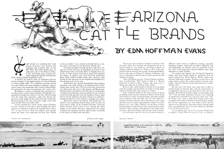 ARIZONA CATTLE BRANDS