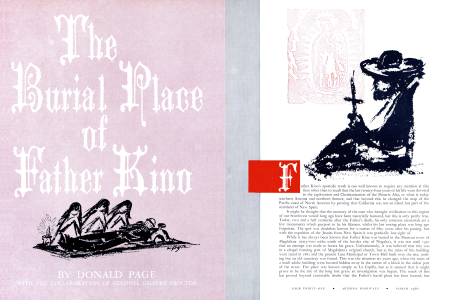 THE BURIAL PLACE OF FATHER KINO