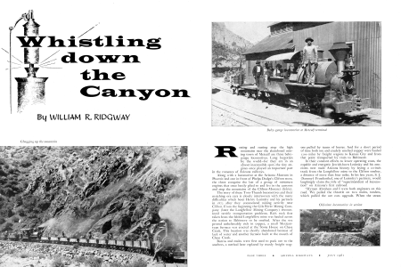 Chugging up the mountain