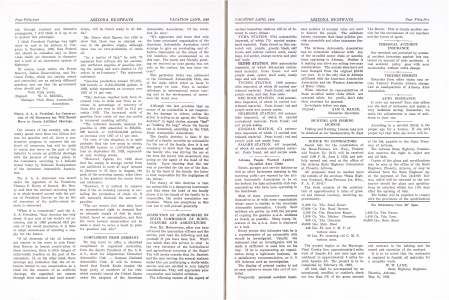 A.A.A. Road Bulletin