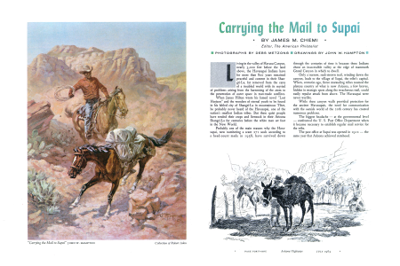 "Carrying the Mail to Supai"