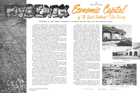 Phoenix: Economic Capital of the Great Southwest Sun Country