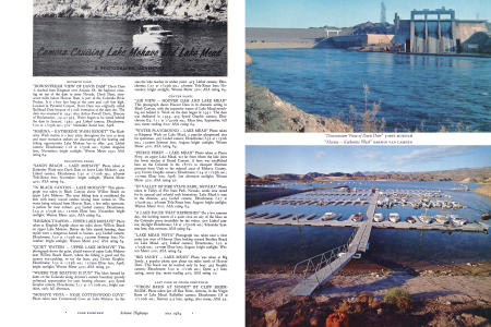 "DOWNSTREAM VIEW OF DAVIS DAM"