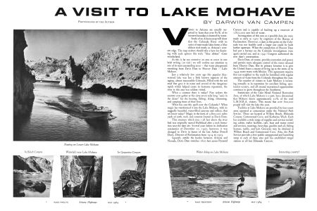 Boating on Lower Lake Mohave