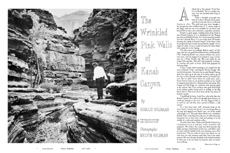 THE WRINKLED PINK WALLS OF KANAB CANYON