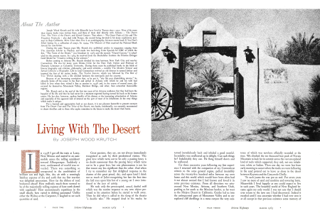 Living With The Desert