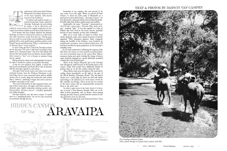 HIDDEN CANYON OF THE ARAVAIPA