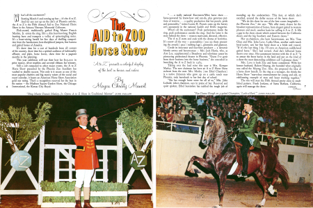 THE AID TO ZOO HORSE SHOW