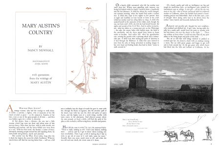 MARY AUSTIN'S COUNTRY