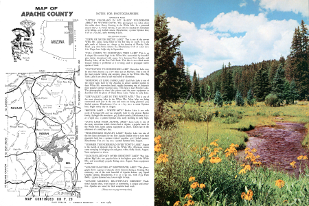 Map of Apache County