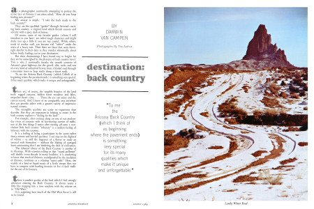 Destination: Back Country