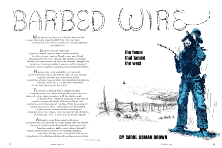 Barbed Wire: The Fence that Tamed the West