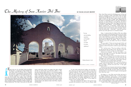 THE MYSTERY OF SAN XAVIER