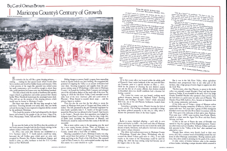 Maricopa County's Century of Growth