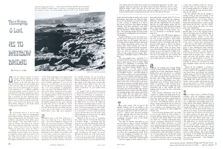 TESTIFYING, O LORD As To RAINBOW BRIDGE